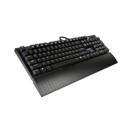 Teclado Gamer Azio MGK1-K, Teclado Mecánico, Cherry MX Marrón, Alámbrico, Negro (Inglés)