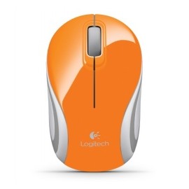 Mini Mouse Logitech Óptico M187, Inalámbrico, 1000DPI