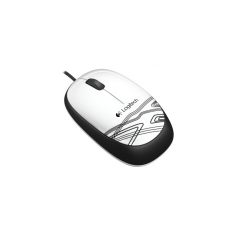 Mouse Logitech Óptico M105, Alámbrico, USB, Blanco