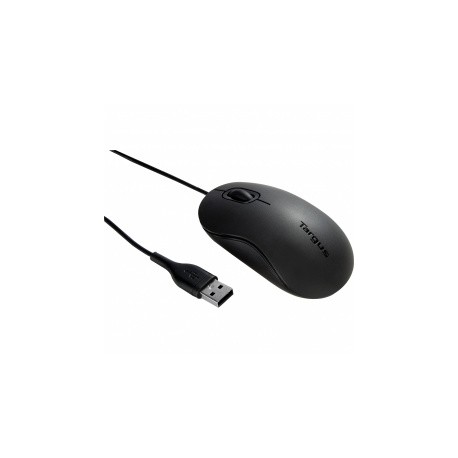 Mouse Targus Óptico AMU80US para Laptop, Alámbrico, USB, Negro