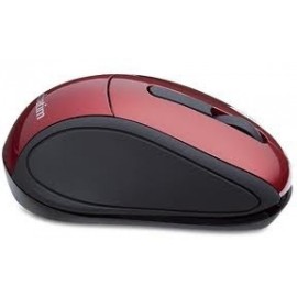 Mouse Verbatim Travel Óptico 97540, Inalámbrico, Rojo