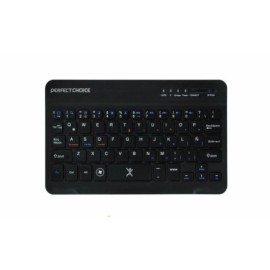 Teclado Perfect Choice Mini PC-200932, Bluetooth, USB, Negro (Español)