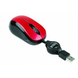 Mouse Perfect Choice Optico PC-043973, 1000DPI, USB, Rojo