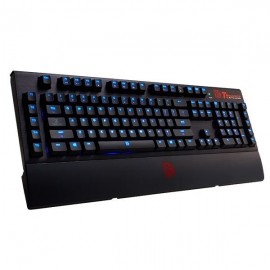 Teclado Gamer Tt eSports POSEIDON Z Forged, Blue Switch, Alámbrico, 1.8 Metros, Negro (Inglés)