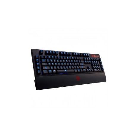 Teclado Gamer Tt eSports POSEIDON Z Forged, Blue Switch, Alámbrico, 1.8 Metros, Negro (Inglés)