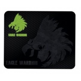 Mousepad Gamer Eagle Warrior, 32x26cm, Grosor 3mm, Negro