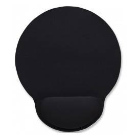 Mousepad Manhattan con Descansa Muñecas de Gel, 20x24cm, Grosor 4mm, Negro