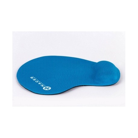 Mousepad Naceb con Descansa Muñecas de Gel NA-549AZ, Azul