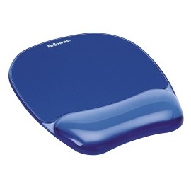 Mousepad Fellowes con Descansa Muñecas de Gel, 20.2x23cm, Grosor 3.2cm, Azul