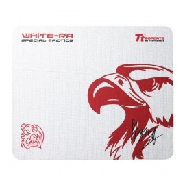 Mousepad Gamer Tt eSPORTS White-Ra Special Tactics, 36x30cm, Grosor 3mm, Negro