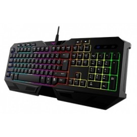 Teclado Gamer Naceb NA-635 LED Multicolor, Alámbrico, Negro (Inglés)