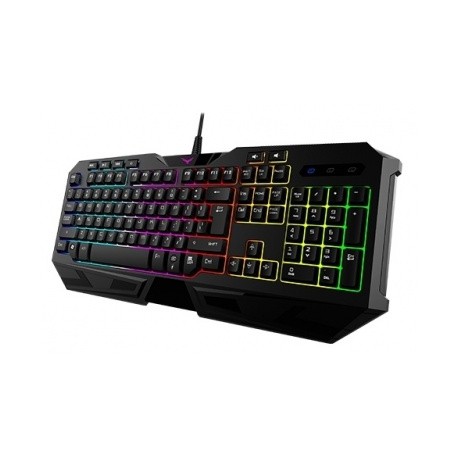 Teclado Gamer Naceb NA-635 LED Multicolor, Alámbrico, Negro (Inglés)