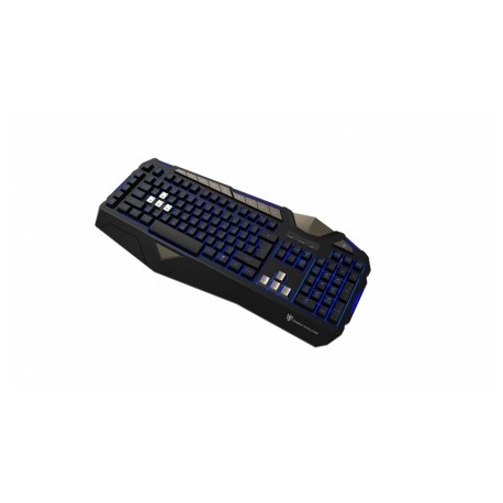 Teclado Gamer de Membrana ThunderX3 TK25, Alámbrico, USB, Negro (Español)