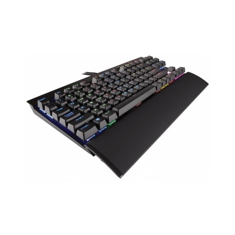 Teclado Gamer Corsair K65 RGB RAPIDFIRE, Teclado Mecánico, Cherry MX Speed, Alámbrico, Negro (Inglés)