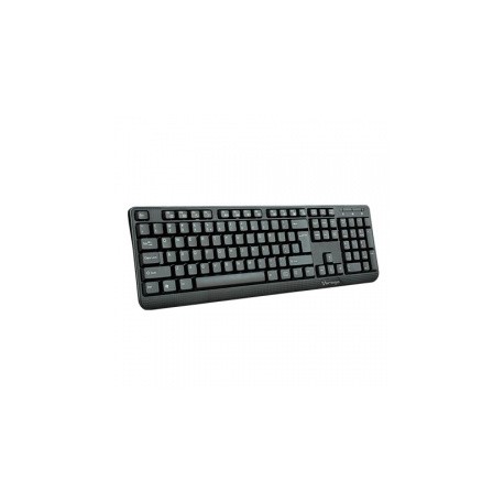 Teclado Vorago Multimedia KB-102, Alámbrico, USB, Negro (Español)