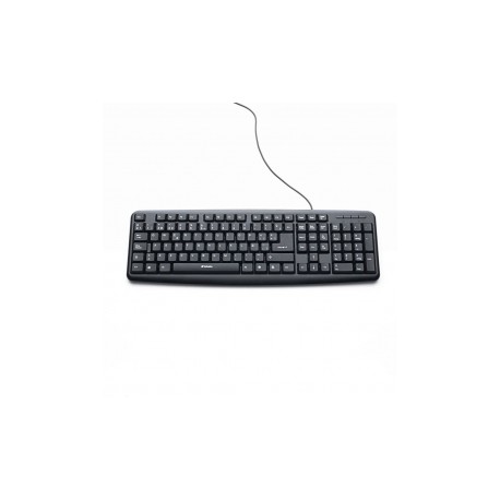 Teclado Verbatim 98121, Alámbrico, USB, Negro (Inglés)