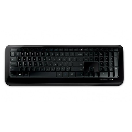 Teclado Microsoft Wireless 850, RF Inalámbrico, Negro (Español)