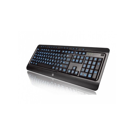 Teclado Azio KB505U, Alámbrico, USB, Negro (Inglés)