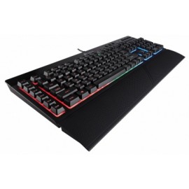 Teclado Gamer Corsair K55 RGB, Alámbrico, Negro (Inglés)