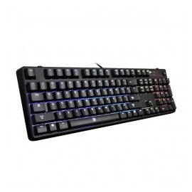 Teclado Gamer Tt eSports POSEIDON Z RGB, Brown Switch, Alámbrico, 1.8 Metros, USB, Negro (Inglés)