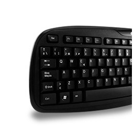 Teclado Acteck Estándar AT-2700, Alámbrico, USB, Negro (Español)