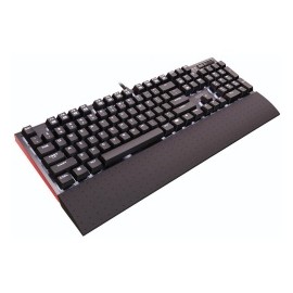 Teclado Gamer Azio MGK 1, Teclado Mecánico, Cherry MX Blue, Alámbrico, Negro (Inglés)