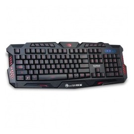 Teclado Gamer Marvo K636 LED, Alámbrico, Negro (Inglés)