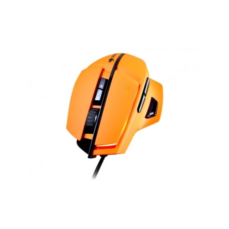 Mouse Gamer Cougar Láser 600M, Alámbrico, USB, 8200DPI, Naranja