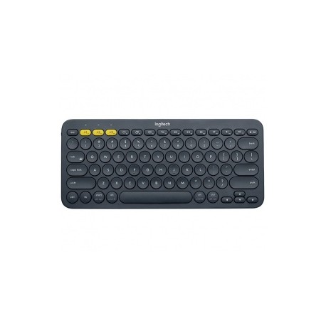 Teclado Logitech Mini Multidispositivo K380, Bluetooth, Negro (Inglés)