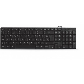 Teclado Acteck AT-2900, Alámbrico, USB, Negro (Inglés)