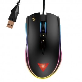 Mouse Gamer Gamdias Óptico Zeus P1, Alámbrico, USB, 12000DPI, Negro