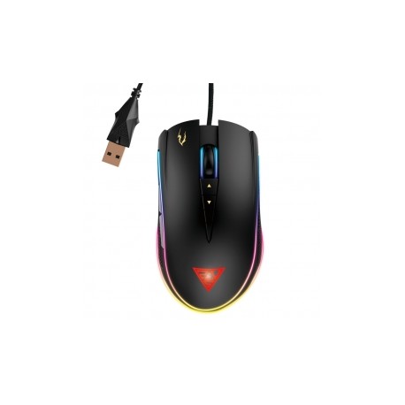 Mouse Gamer Gamdias Óptico Zeus P1, Alámbrico, USB, 12000DPI, Negro