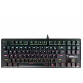 Teclado Gamer Gamdias Hermes E2 RGB, Teclado Mecánico, Alámbrico, Negro