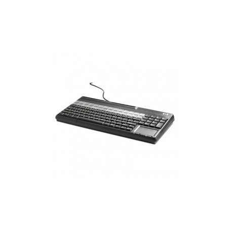 Teclado HP con Lector de Banda Magnética FK218AA, Negro (Inglés)