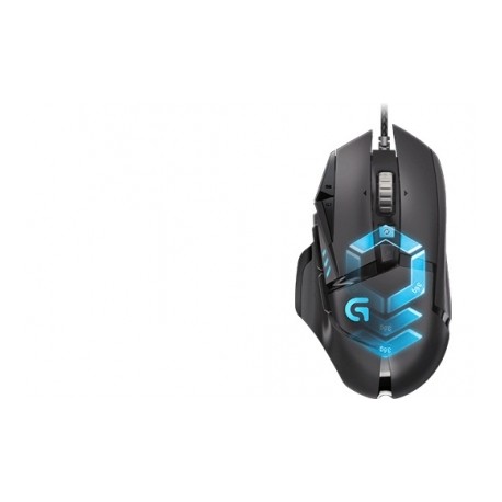 Mouse Gamer Logitech Óptico G502 Proteus Spectrum, Alámbrico, 12000DPI, USB, Negro