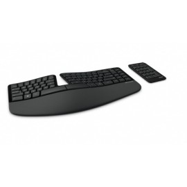 Teclado Microsoft Sculpt Ergonomic for Business, Inalámbrico, USB, Negro (Inglés)