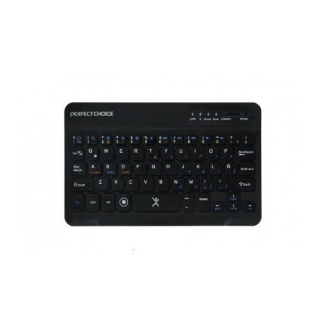 Teclado Perfect Choice Mini PC-200932, Bluetooth, USB, Negro (Español)