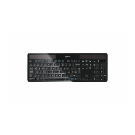 Teclado Logitech K750 de Energía Solar, Inalámbrico, USB, Negro (Español)