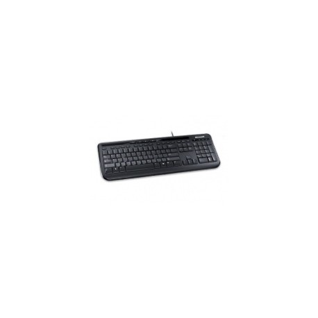 Teclado Microsoft 600, Alámbrico, USB, Negro (Español)