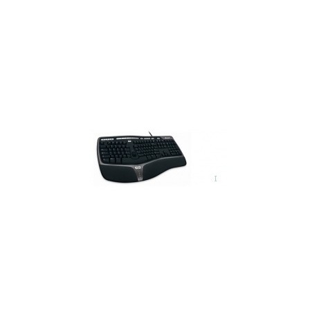 Teclado Microsoft 4000 Natural Ergonomic, USB, Negro (Español)