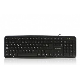 Teclado Acteck Estándar AT-2200, Alámbrico, 1.4 Metros, USB, Negro (Español)