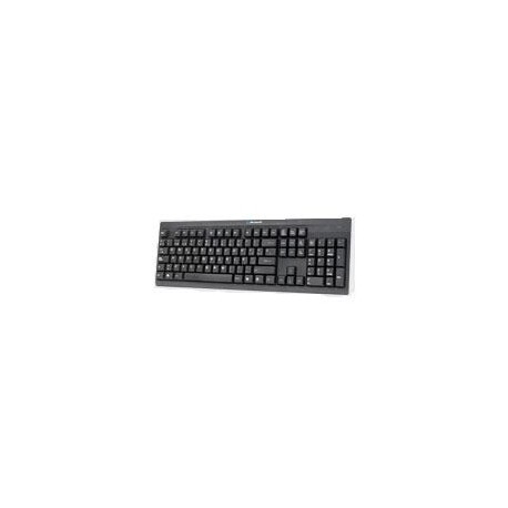 Teclado Acteck AT-2200, PS2, Negro