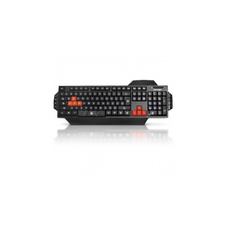 Teclado Gamer Vorago KB-500, Alámbrico, USB, Negro (Inglés)