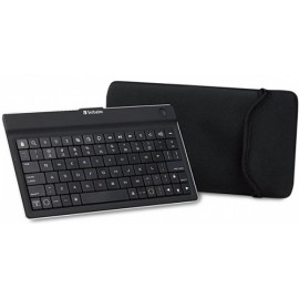 Teclado Verbatim Bluetooth Ultra Delgado 97753, Negro (Español)