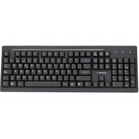 Teclado Acteck AT-2700, PS 2, Negro (Esp)