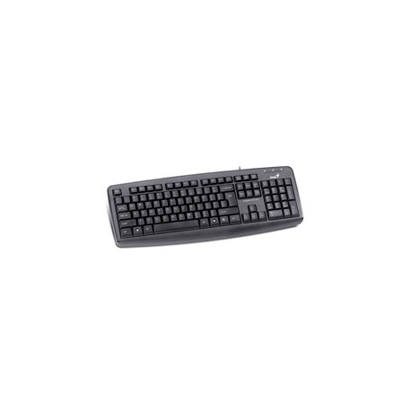 Teclado Genius KB-110X, Alámbrico, PS 2, Negro (Español)