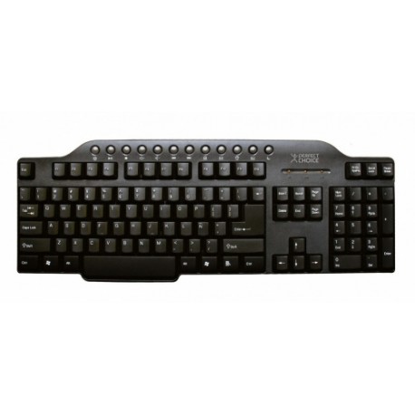 Teclado Perfect Choice Multimedia Trust PC-200550, USB, Negro (Español)