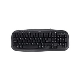 Teclado Genius KB-M200, USB 2.0, Negro (Inglés)