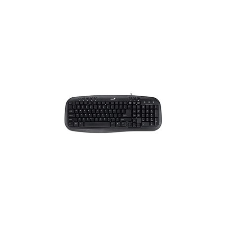 Teclado Genius KB-M200, USB 2.0, Negro (Inglés)