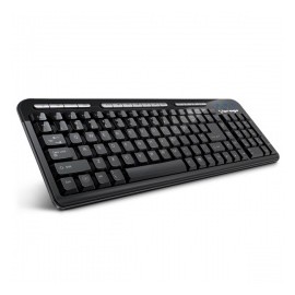 Teclado Vorago KB-202, Alámbrico, USB, Negro (Inglés)